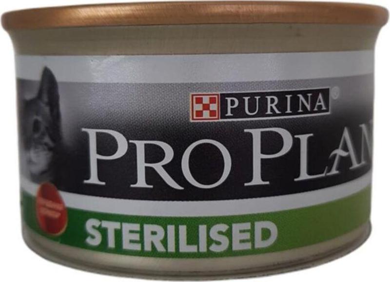 Proplan Sterilised Ton Balıklı Ve Somonlu Kısırlaştırılmış Yetişkin Kedi Maması Konserve 85 Gr