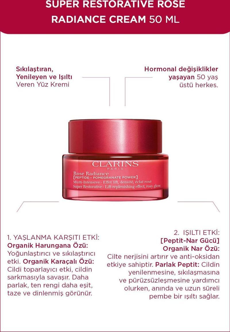 Super Restoratıve Rose Radıance Cream 50 Ml- Pembe Tonlu Yaşlanma Karşıtı Gündüz Kremi