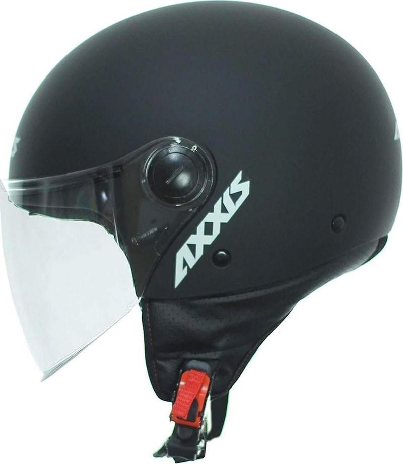 Square Solid Matt Black Full Face Motosiklet Kaskı