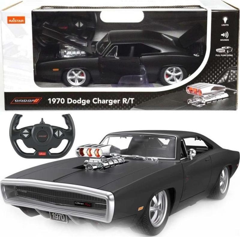 99010 1970 Dodge Charger R/T Sesli Ve Işıklı Uzaktan Kumandalı Araba -Sunman