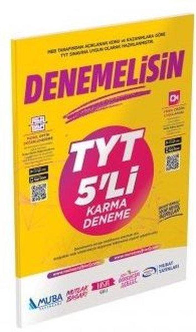 TYT 5'li Karma Deneme Sınavı Denemelisin