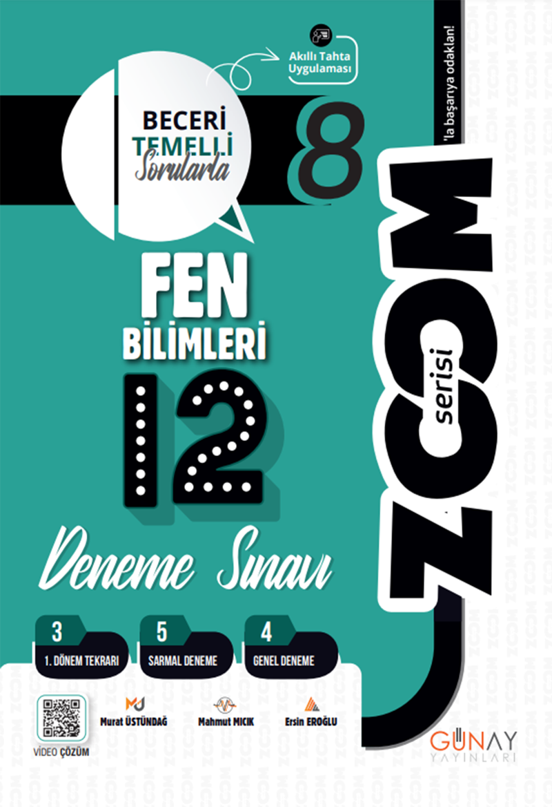 8. Sınıf Fen Bilimleri 12'li Branş Denemeler