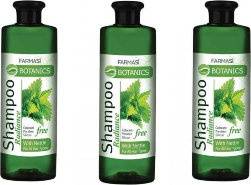 Botanıcs Isırgan Otlu Parlaklık Veren Şampuan 3 Lü Set