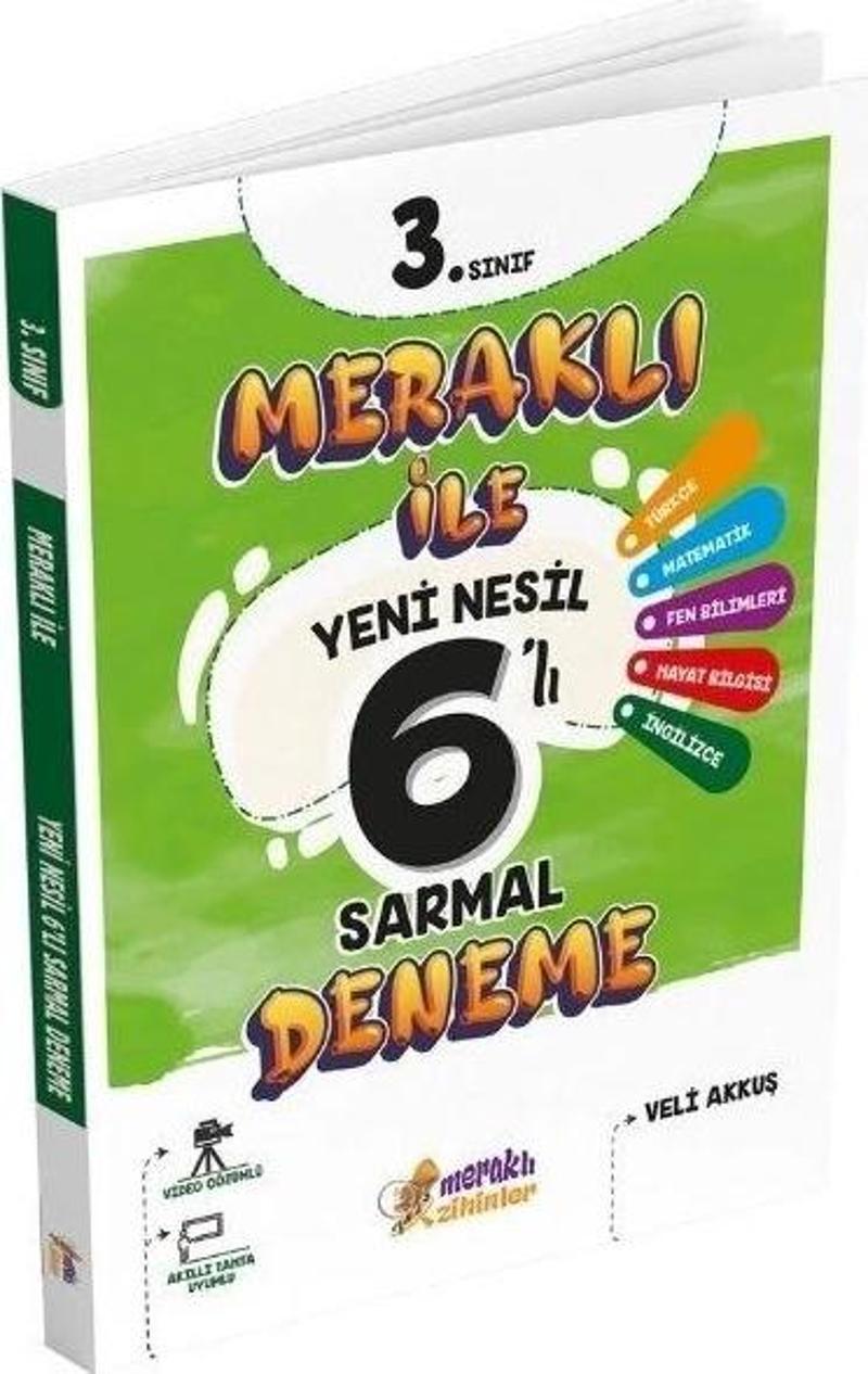 3. Sınıf Meraklı 6'lı Sarmal Deneme Meraklı Zihinler Yayınları