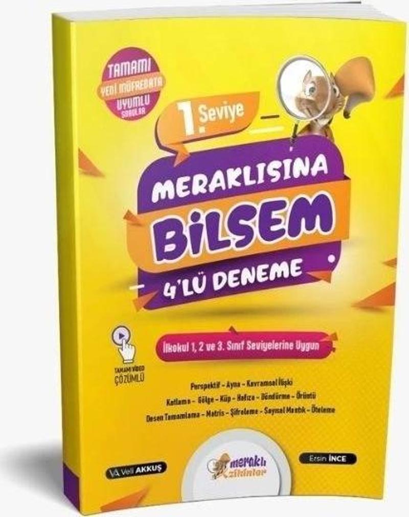 Meraklı Zihinler 1.Seviye Meraklı Bilsem 4'lü Deneme