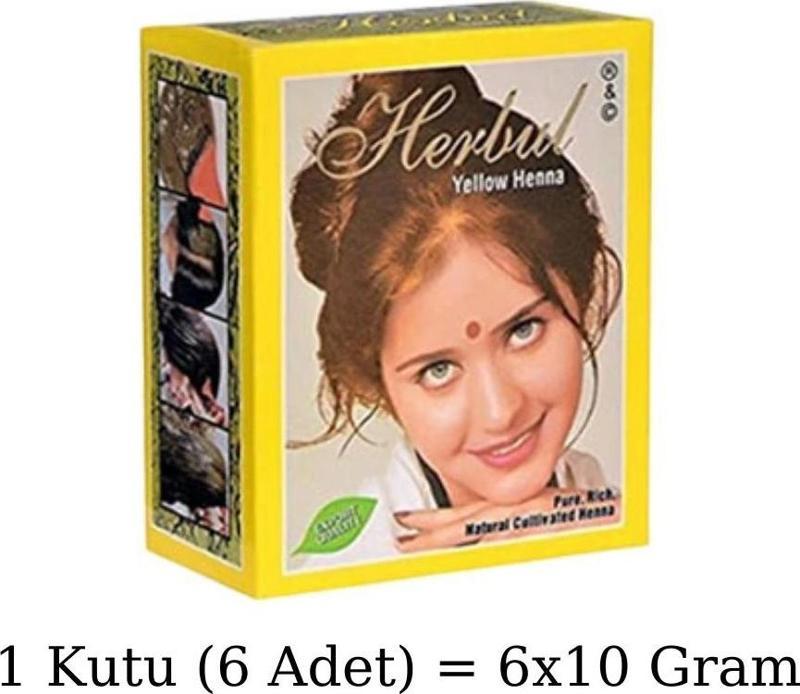 Sarı Hint Kınası 10gr