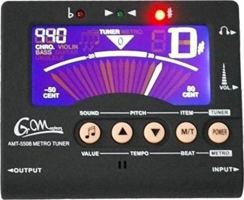 G.Master AMT-550B Chromatic Dijital Tuner Metronom