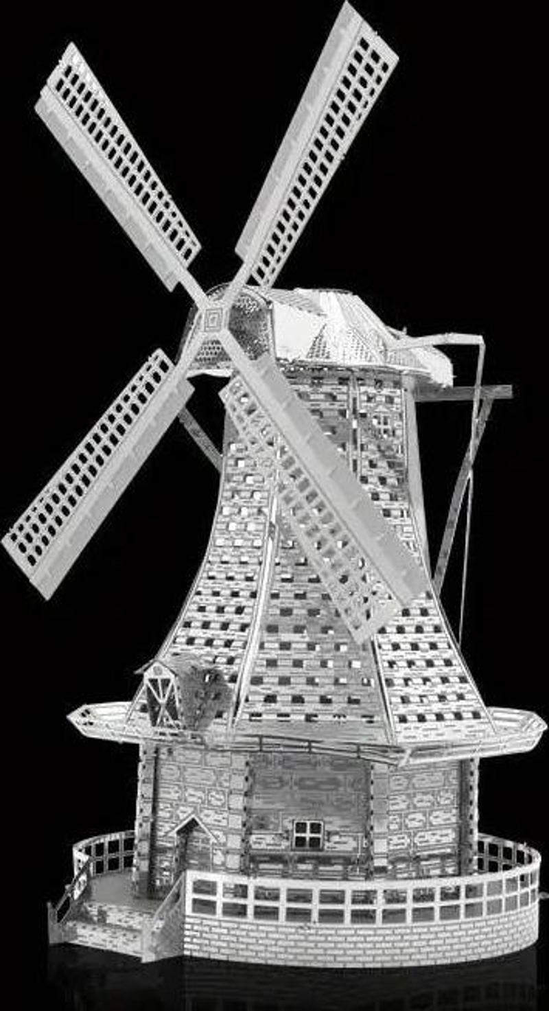 3D Metal Puzzle Bulmaca Hollanda Yel Değirmeni 14+ yaş üstü