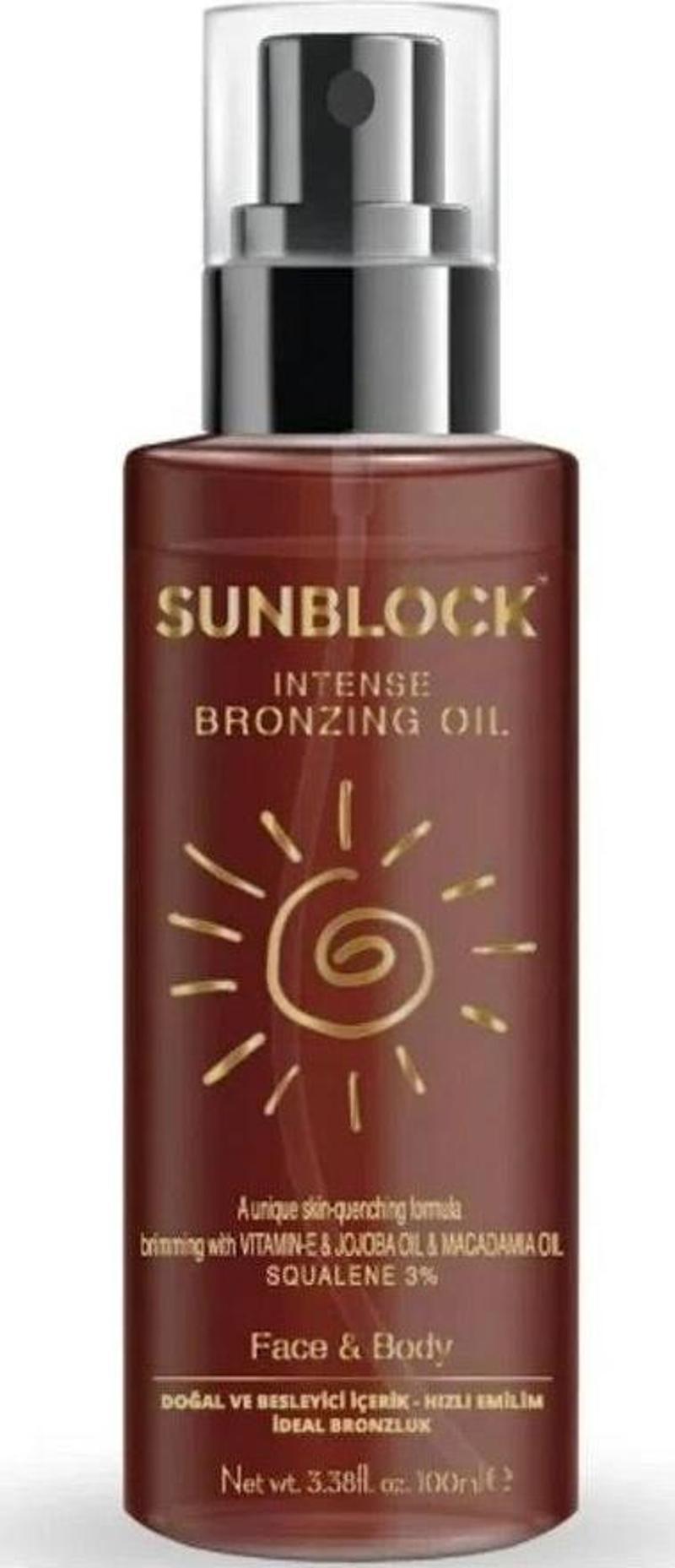 Sunblock Yoğun Bronzlaştırıcı Yağ 100ml