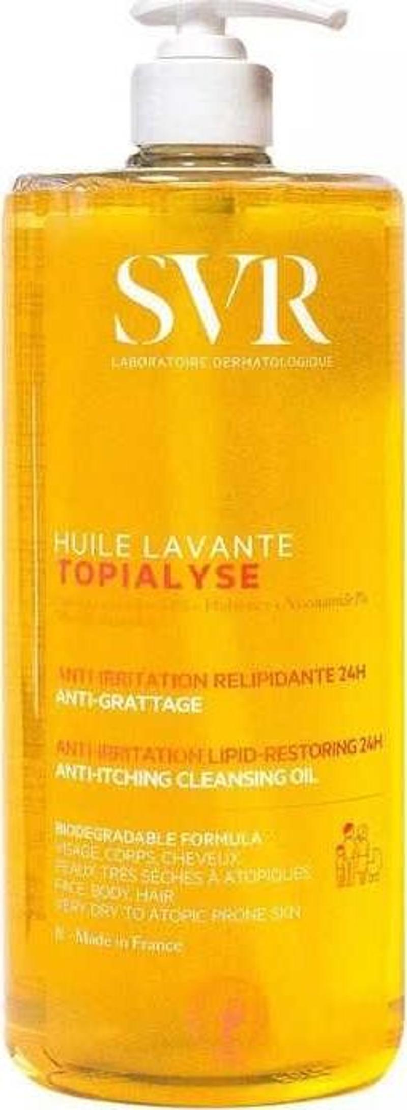 Topialyse Huile Lavante Yüz Vücut Saç Intim Temizleme Yağı 1 Litre