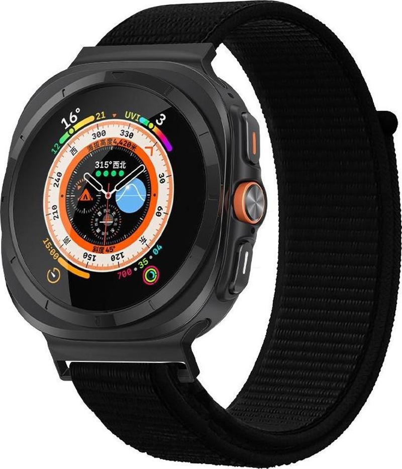 Samsung Galaxy Watch 7 Ultra 47mm Uyumlu Orijinal Pim Woven Örgü Naylon Kordon
