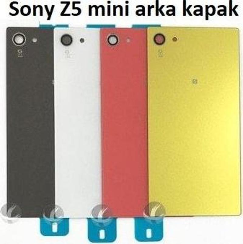 Sony Xperia Z5 Compact Mini Arka Pil Batarya Kapak Siyah