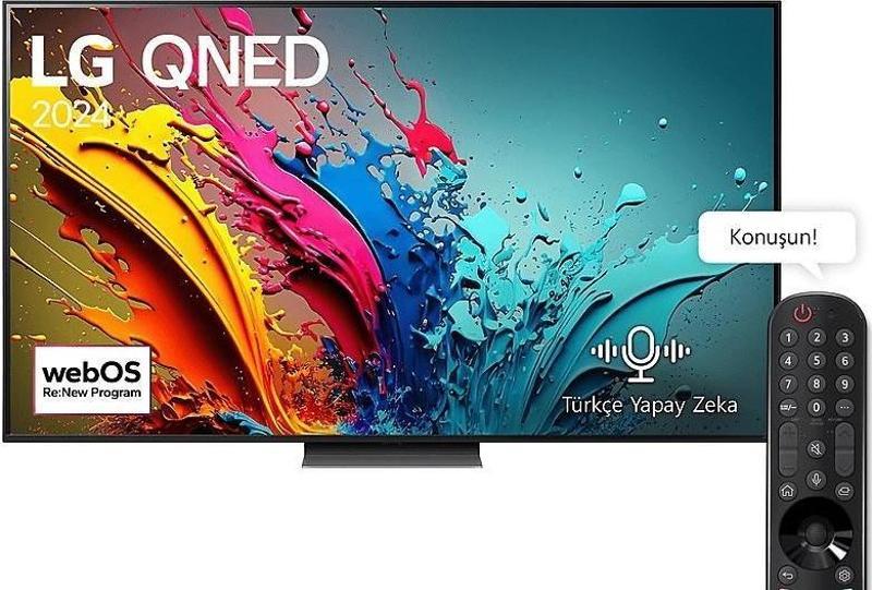 65QNED86T 65" 165 Ekran Uydu Alıcılı 4K Ultra HD Smart LED TV