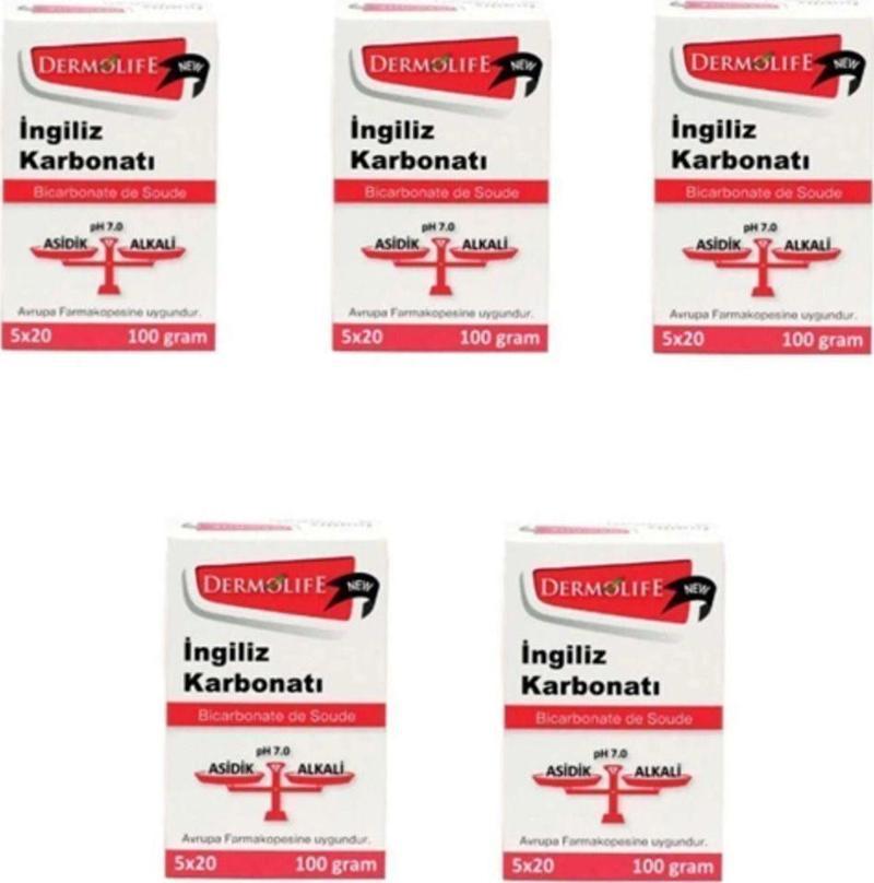 İngiliz Karbonatı 100 Gr 5 Adet