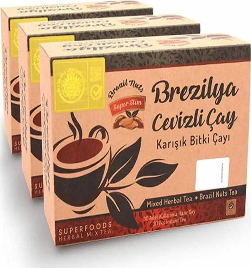 Brezilya Cevizi Çayı 30 Adet - 3 Adet
