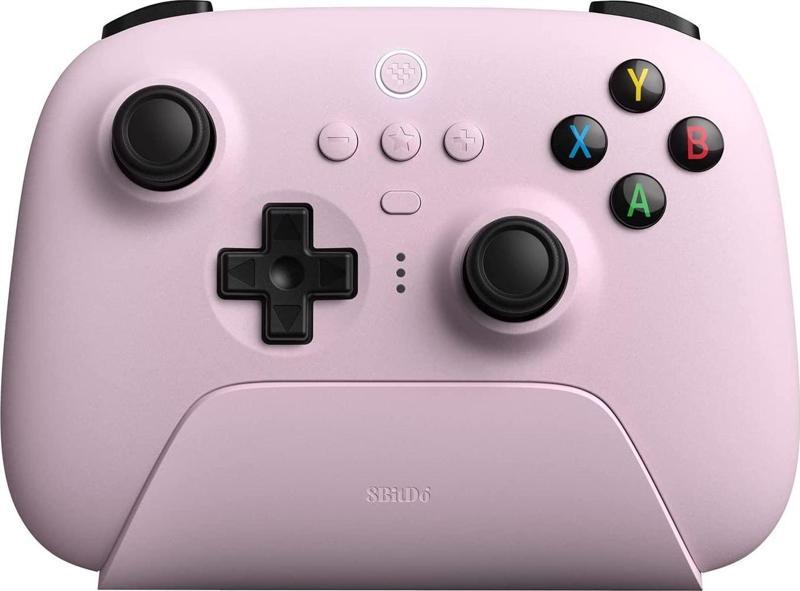 Ultimate 2.4G Controller Ve Şarj Dock - Pastel Pink, Windows, Android PC Ipad Uyumlu