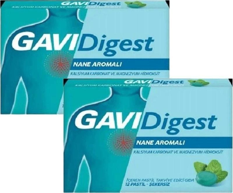 Gavıdigest Nane Aromalı 12 Pastil 2 Adet