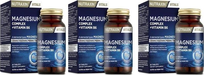 Magnezyum Complex 60 Tablet 250 Mg 3 Adet