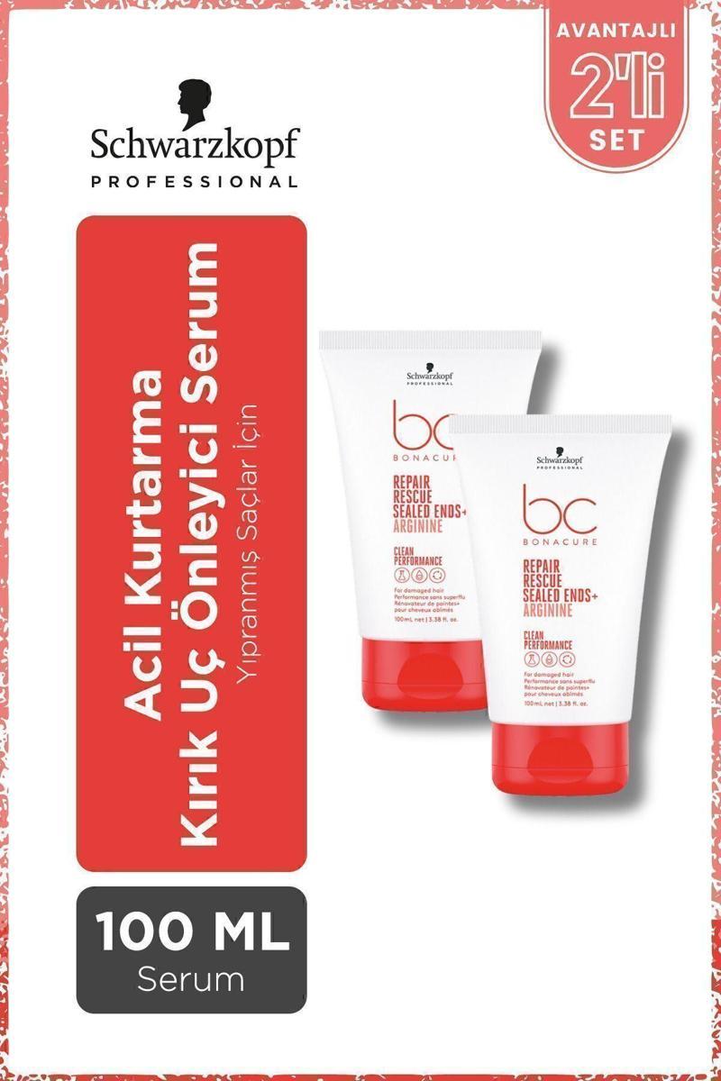 Bc  Clean Acil Kurtarma Kırık Uç Önleyici Serum 100Mlx2 Adet-Yıpranmış Veya İşlem Görmüş Saçlar İçin