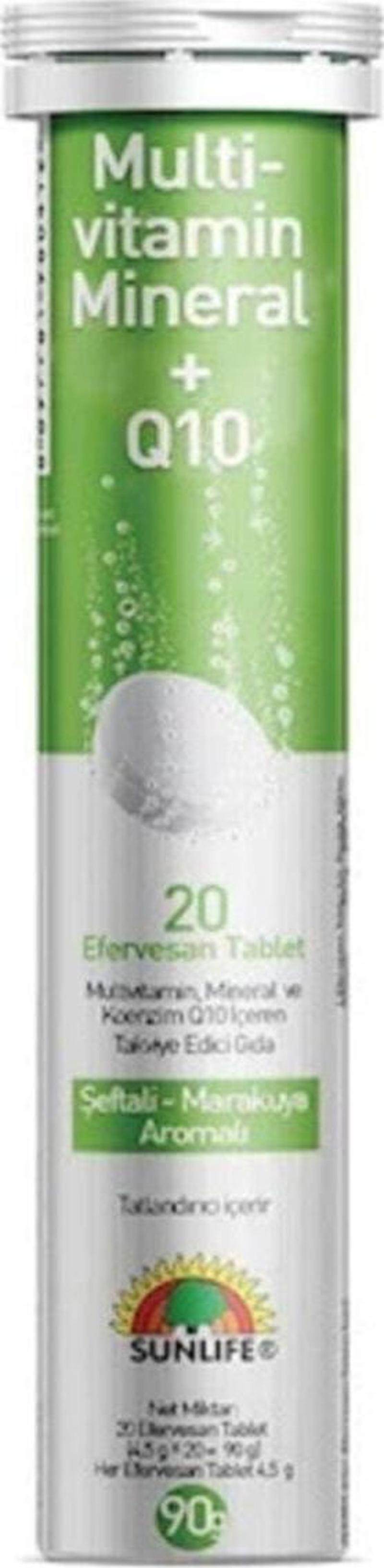 Multivitaminmineral+Q10 20 Efv.Tablet