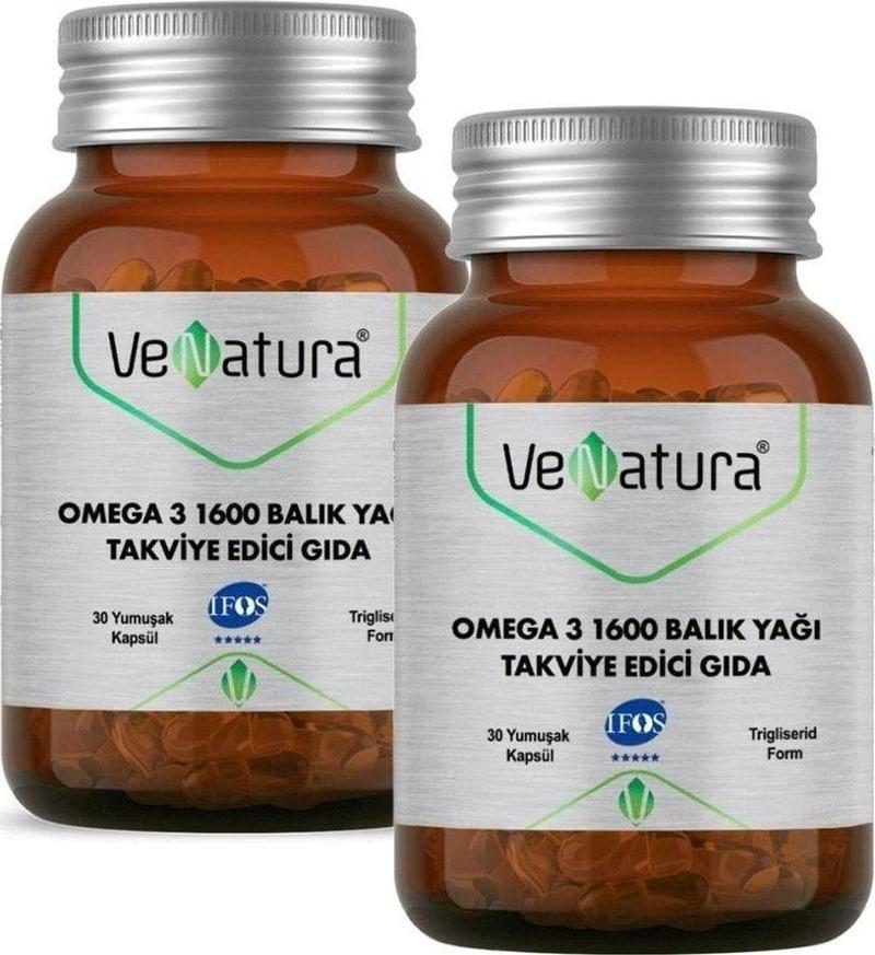 Omega-3 1600 Mg 30 Kapsül 2 Adet