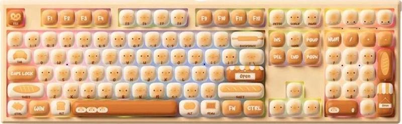 Monsgeek Mg108B Bun Wonderland Rgb Kablosuz Hotswap Mekanik Gaming Klavye