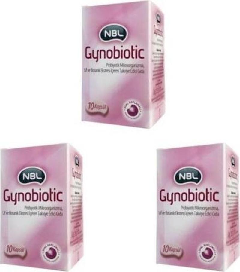 NBL Gynobiotic 10 Kapsül 3 Adet