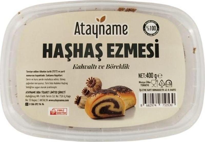 Haşhaş Ezmesi 400 G