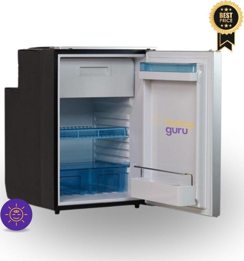 50 Litre 12/24V Buzdolabı Gri (Sağ Açılır Kapak)