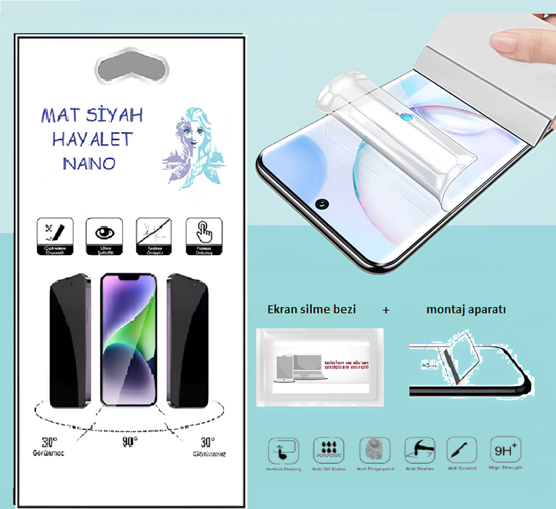 OnePlus 13 Nano Ekran Koruyucu İnce Esnek MAT HAYALET