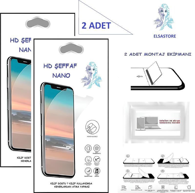 Samsung Galaxy S10 PLUS Nano Ekran Koruyucu 2 Adet Ultra İNCE Esnek Hd Şeffaf
