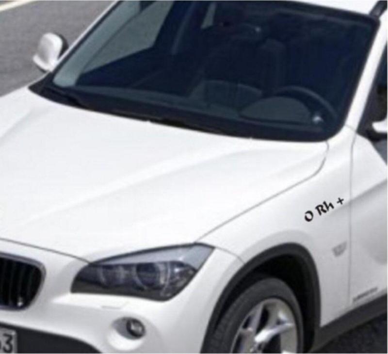 0 RH + Pozitif Araba Kan Grubu Sticker
