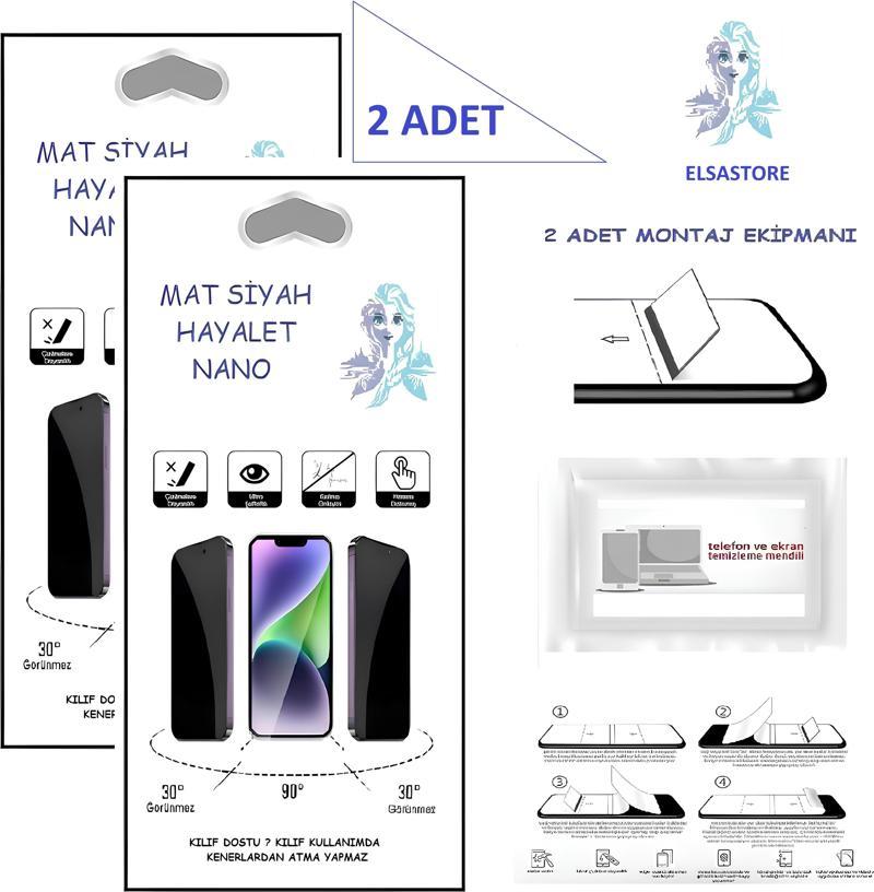 Y7P Nano Ekran Koruyucu 2 Adet Ultra İNCE Esnek MAT HAYALET