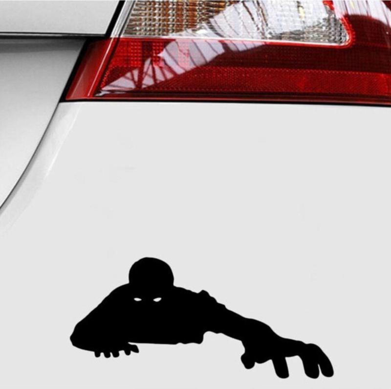 Araba Hırsız Duvarı Tırmanan Etiket Siyah Renk 16 Cm