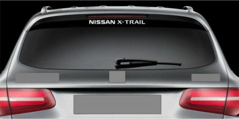 Nissan X-trail Araba Arka Cam Sticker Yapıştırma