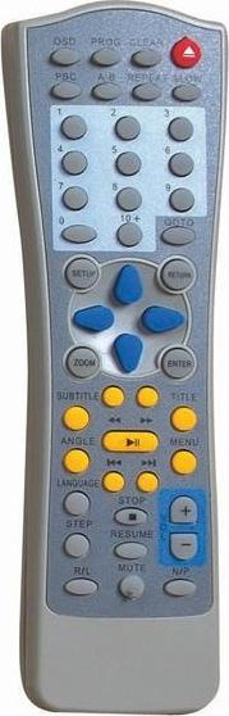 KD TURUNCU TUŞLU DVD/DIVX PLAYER KUMANDASI