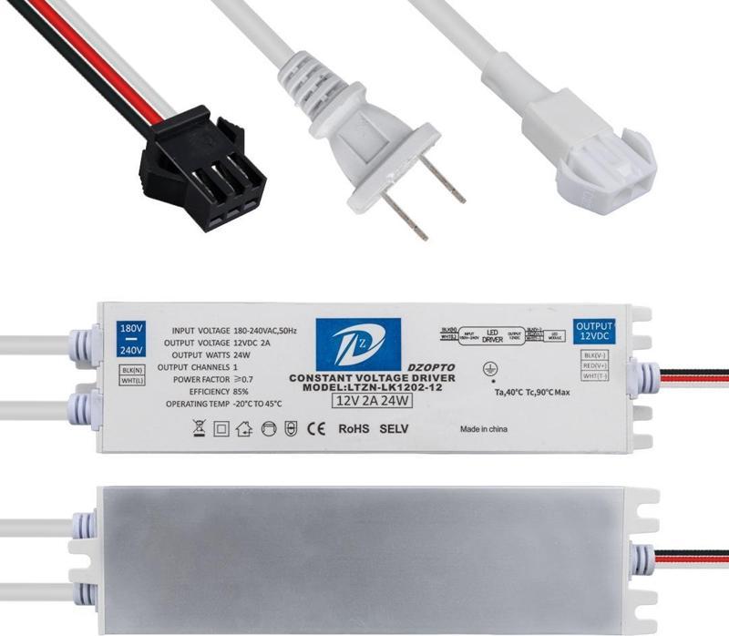 12 Volt 2 Amper 24 Watt Akıllı Ayna Güç Kaynağı Ultra Slim Power Supply