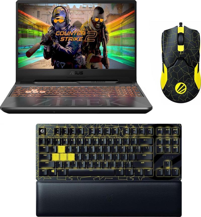 Tuf Gaming F15 I7-12700H 16GB 1 TB SSD 4gb RTX3050 144Hz W11 PRO + RAZER Mouse Viper ESL Edt + RAZER  V2 TKY Klavye