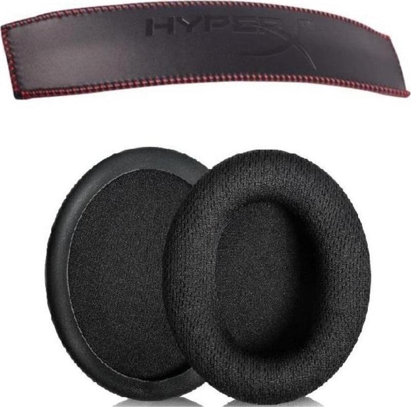 Kingston Hyperx Cloud 2 Uyumlu Kumaş Kulaklık Pedi Ve Deri Kafa Bandı