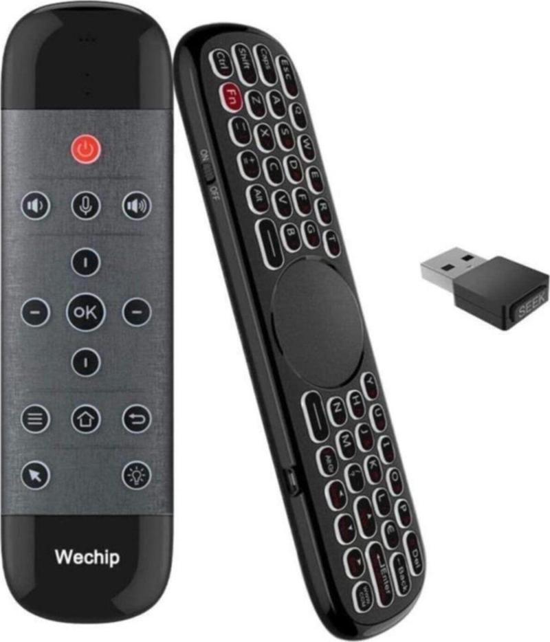 W2 Pro Kablosuz Klavye Uzaktan Kumanda Air Mouse