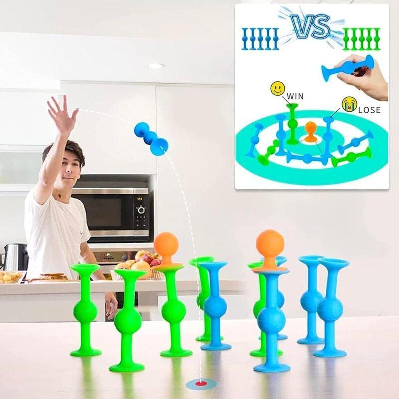 Pop Dart Vakum Molekül Pop Dart Oyunu 10+2 Parça Popit Dart Oyunu Duyusal Eğitici Oyuncak Squigz