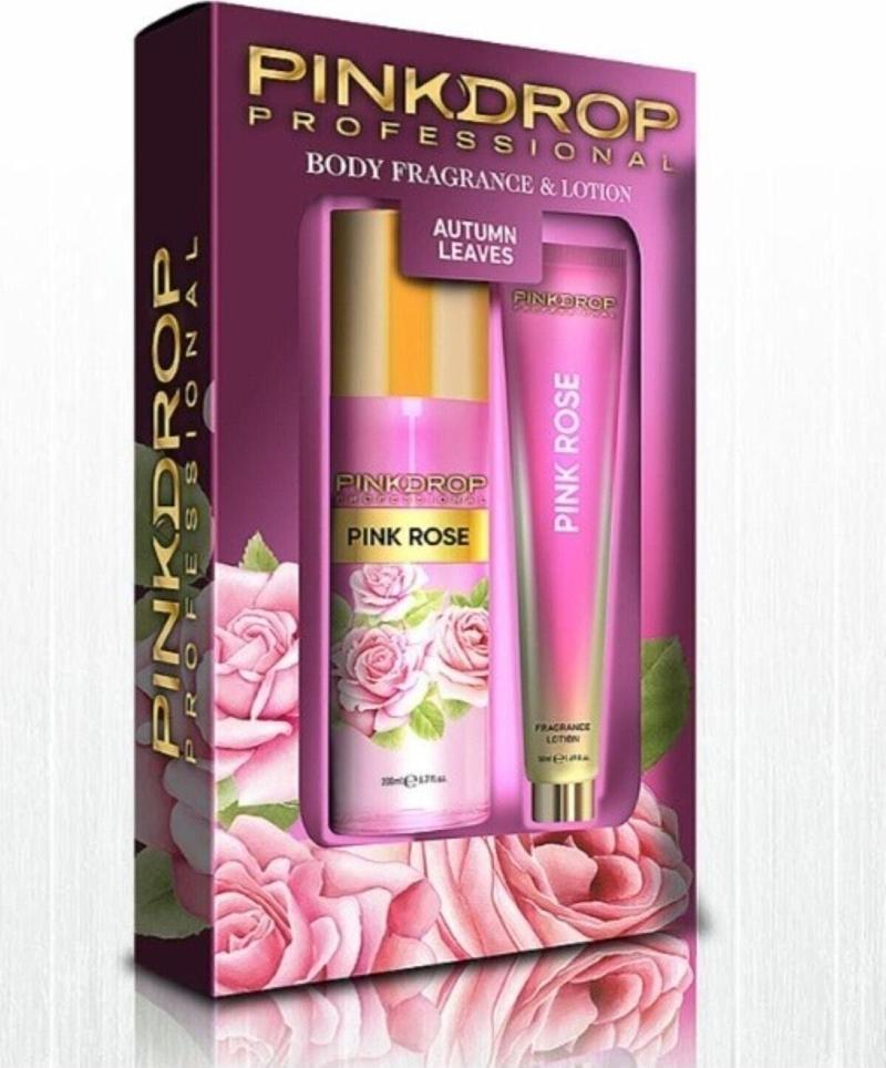 Pinkdrop Pink Rose 200Ml Vücut Spreyi Losyon Hediyeli