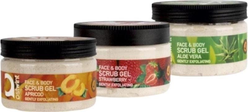 Yüz Ve Vücut Scrub Jel Peeling Yüz Maskesi 3'Lü Set