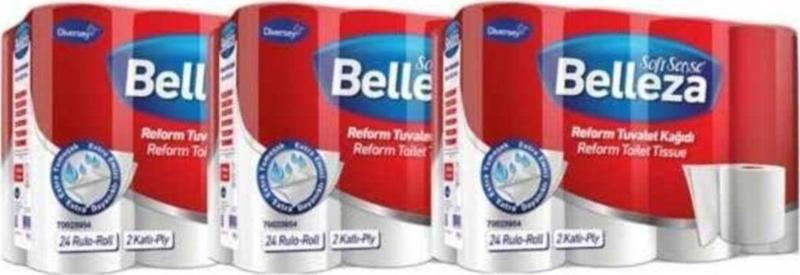 Belleza Reform Tuvalet Kağıdı 24Lü X 3 Lü=72 Rulo