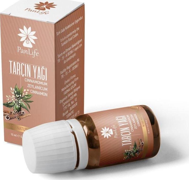 Tarçın Yağı 10 Ml %100 Saf Analiz Sertifikalı