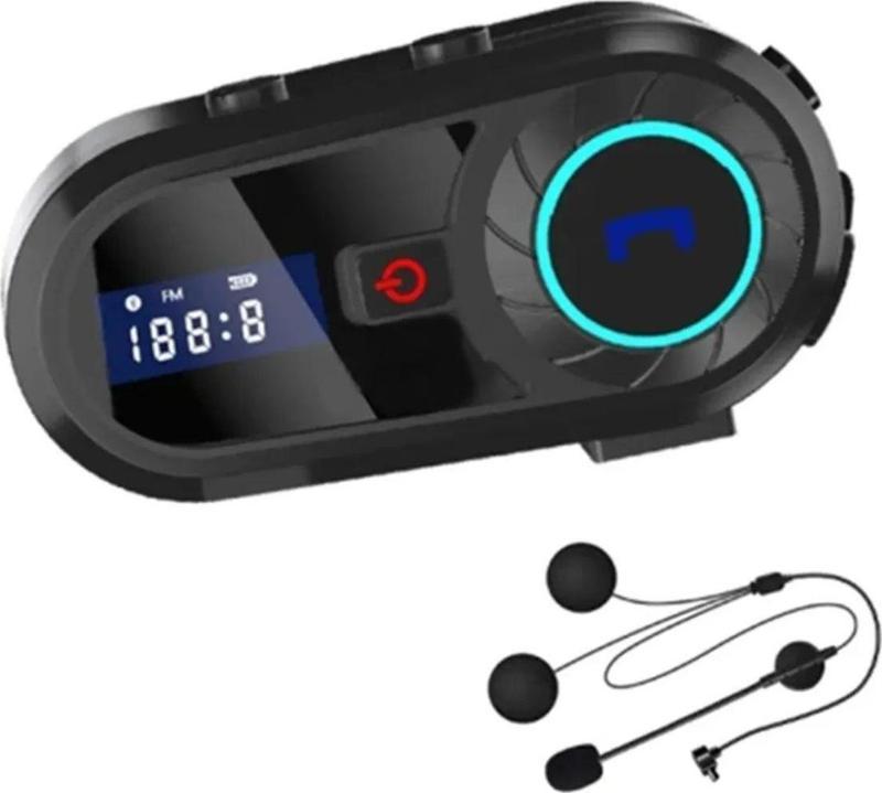 N8 Motosiklet Kask Kulaklığı Bluetooth Intercom  5.0 Bluetooth