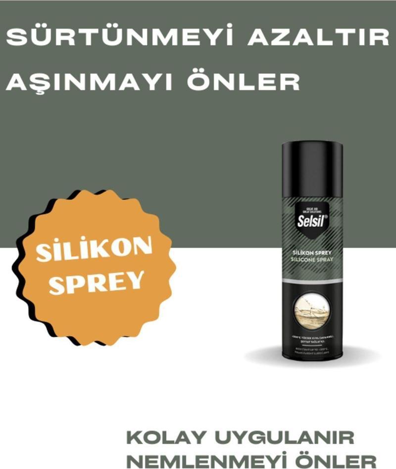 Şeffaf Nem Önleyici Silikon Sprey 500 Ml