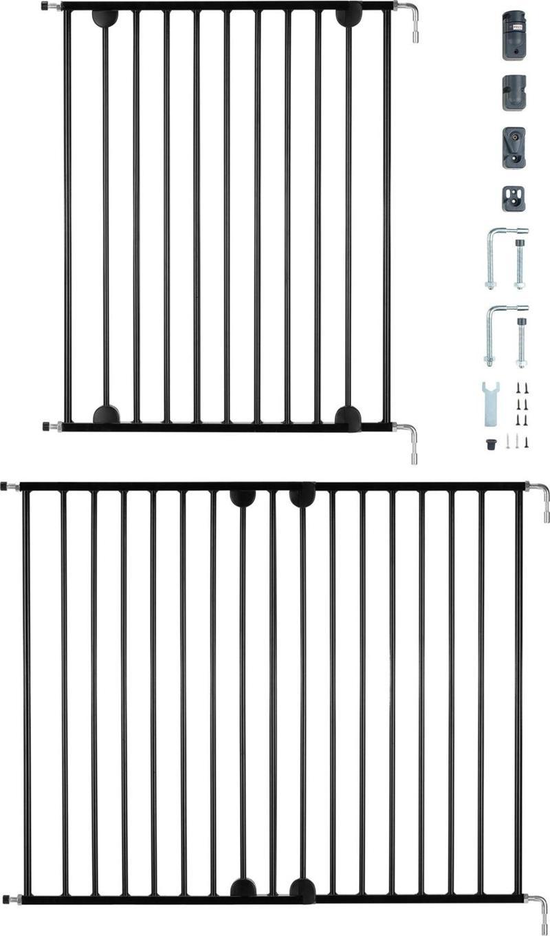 62-102 cm Metal Uzayan Güvenlik Kapısı Siyah