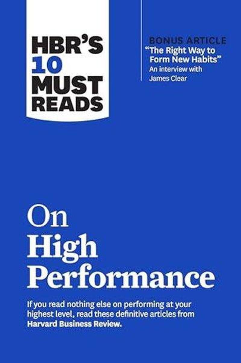 HBR's 10 Must Reads on High Performance