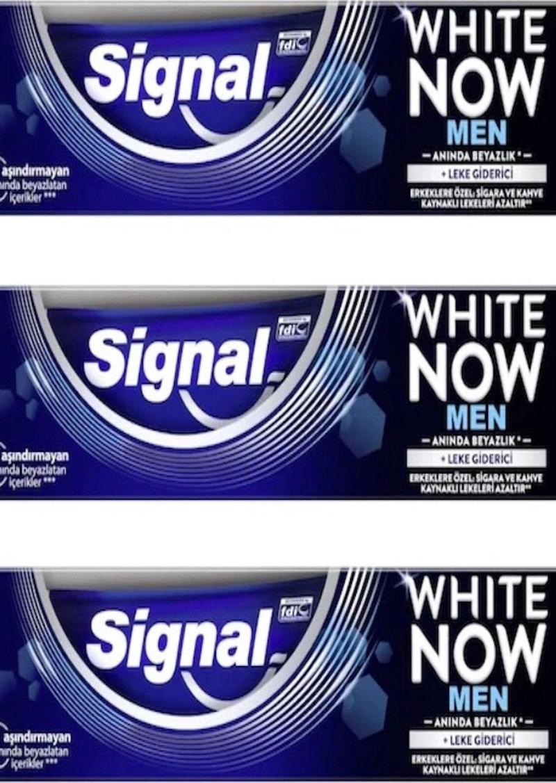 White Now 75 Ml Men Diş Macunu X 3 Adet